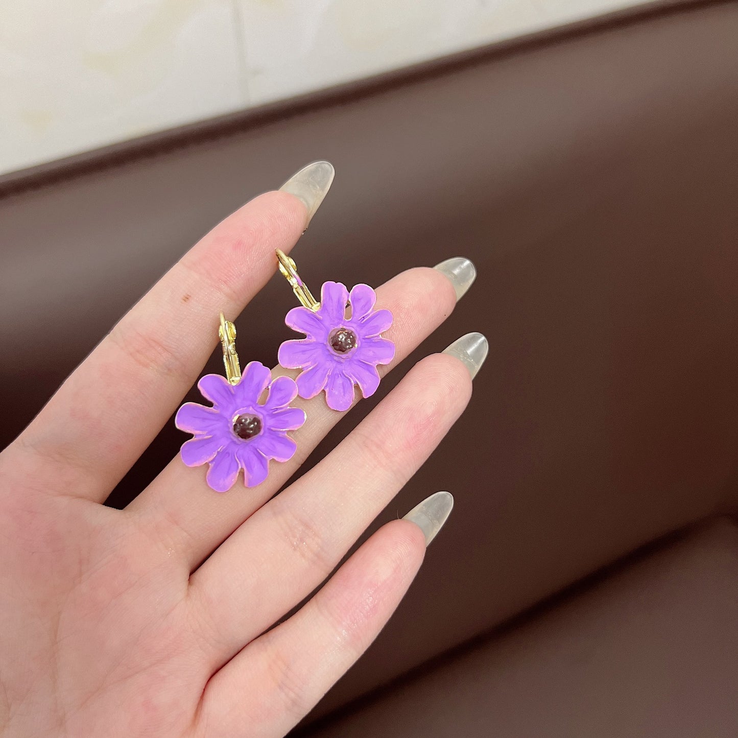 Korean Style Summer Fresh Stylish Temperament Entry Lux Earrings