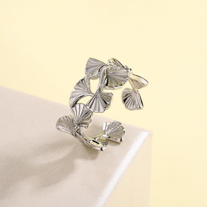 Women's Opening Fresh Temperament Branch Buds Index Ring