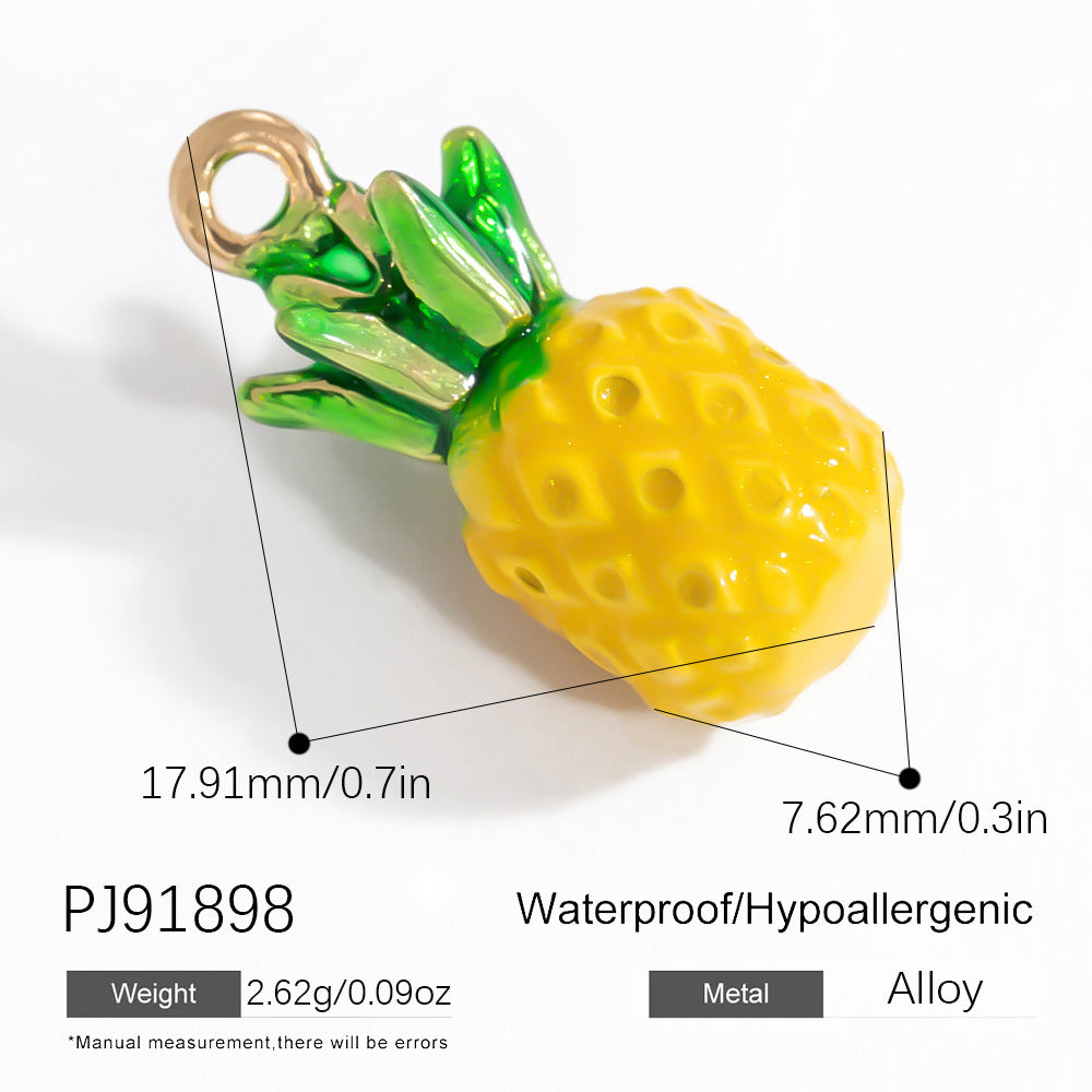 Mini Fruit Cartoon Pastoral Style Three-dimensional Jewelry Accessories