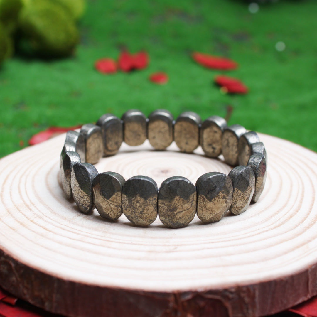 Women's & Men's Natural Stone Beads White Pine Blue Turquoise Bracelet