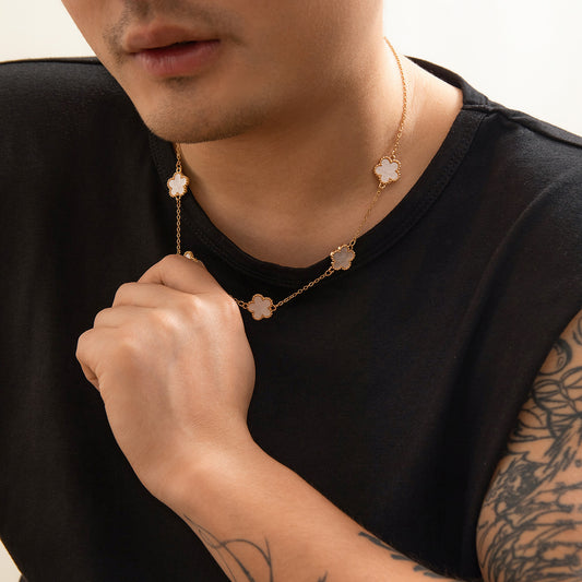 Men's Simple Niche Parthenocissus Grass Fashion Personalized Necklaces