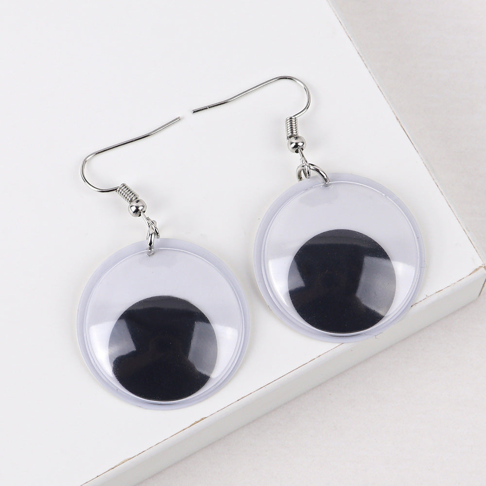 Retro Halloween Hip Hop Funny Party Earrings