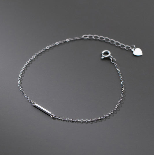 Sterling Sier Mini Single Stick Slim Bracelets