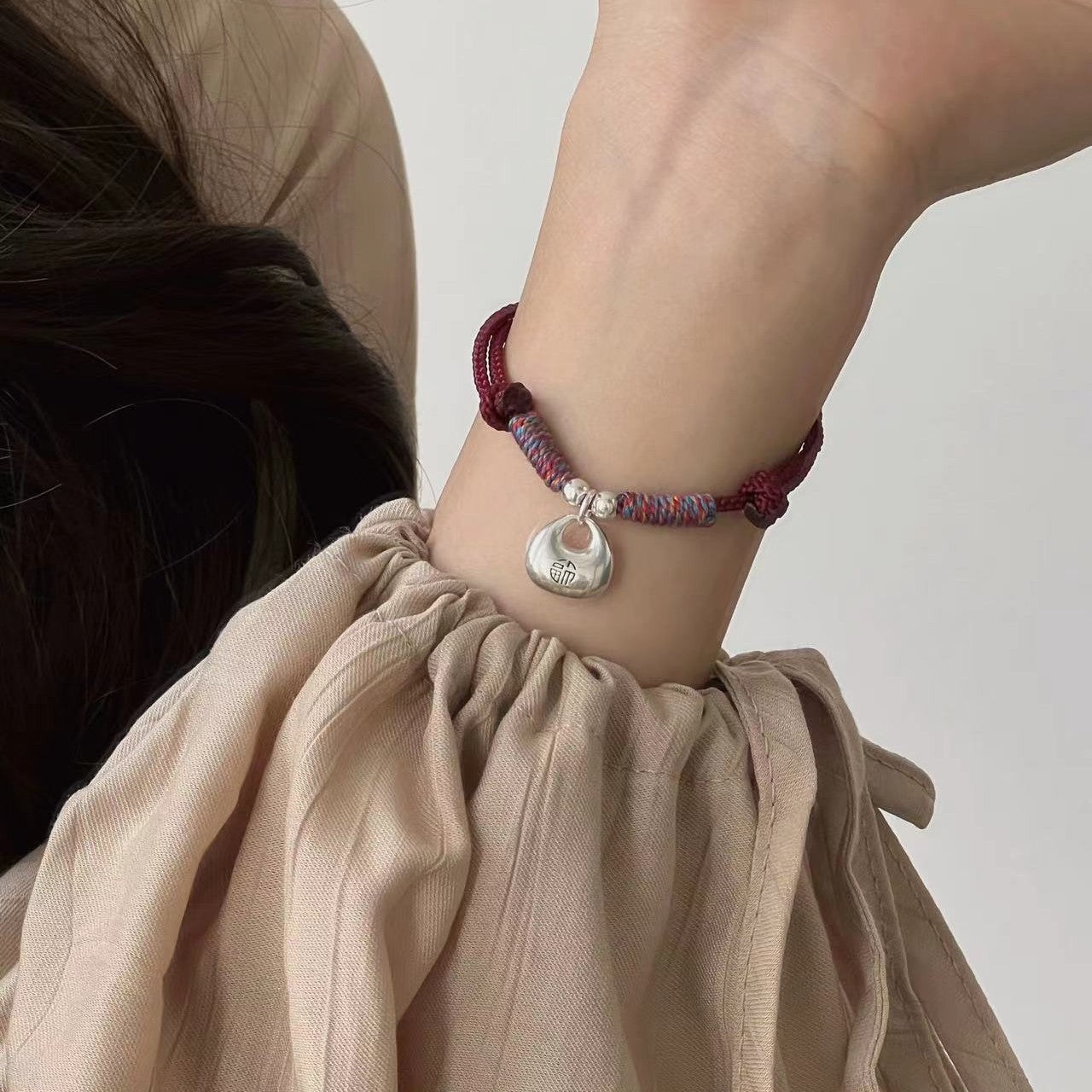 Lucky Bag Dragon Red Rope Wrist String Couple Gifts For Bracelets