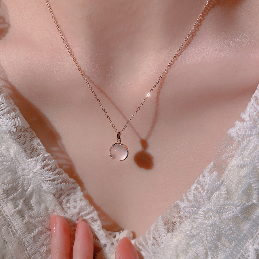 Simple Design High-grade Korean Style Clavicle Necklaces