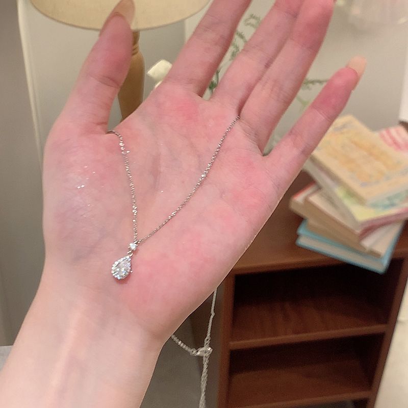 Women's Temperament Water Drop For Light Luxury Minority Design Sense Necklace