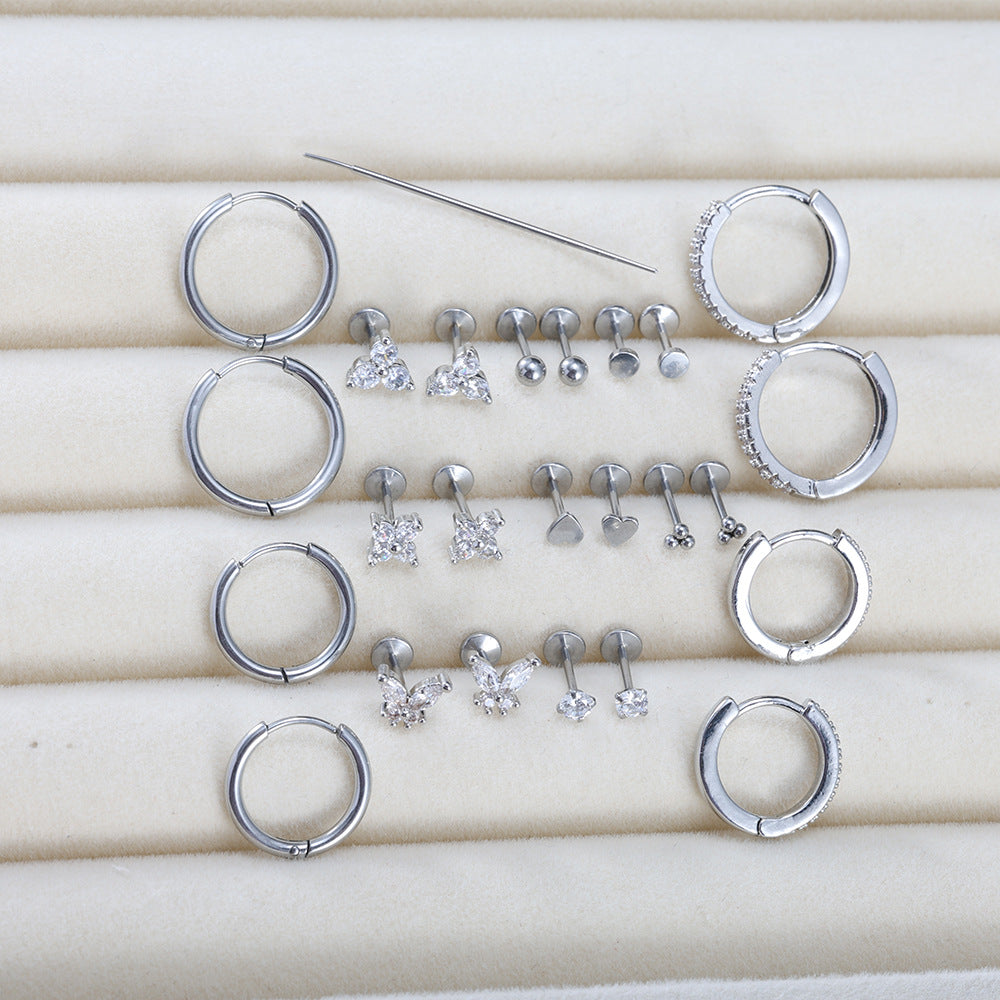 Best-selling Personality Flat Back Beautiful Elegant Earings Summer Stud Earrings