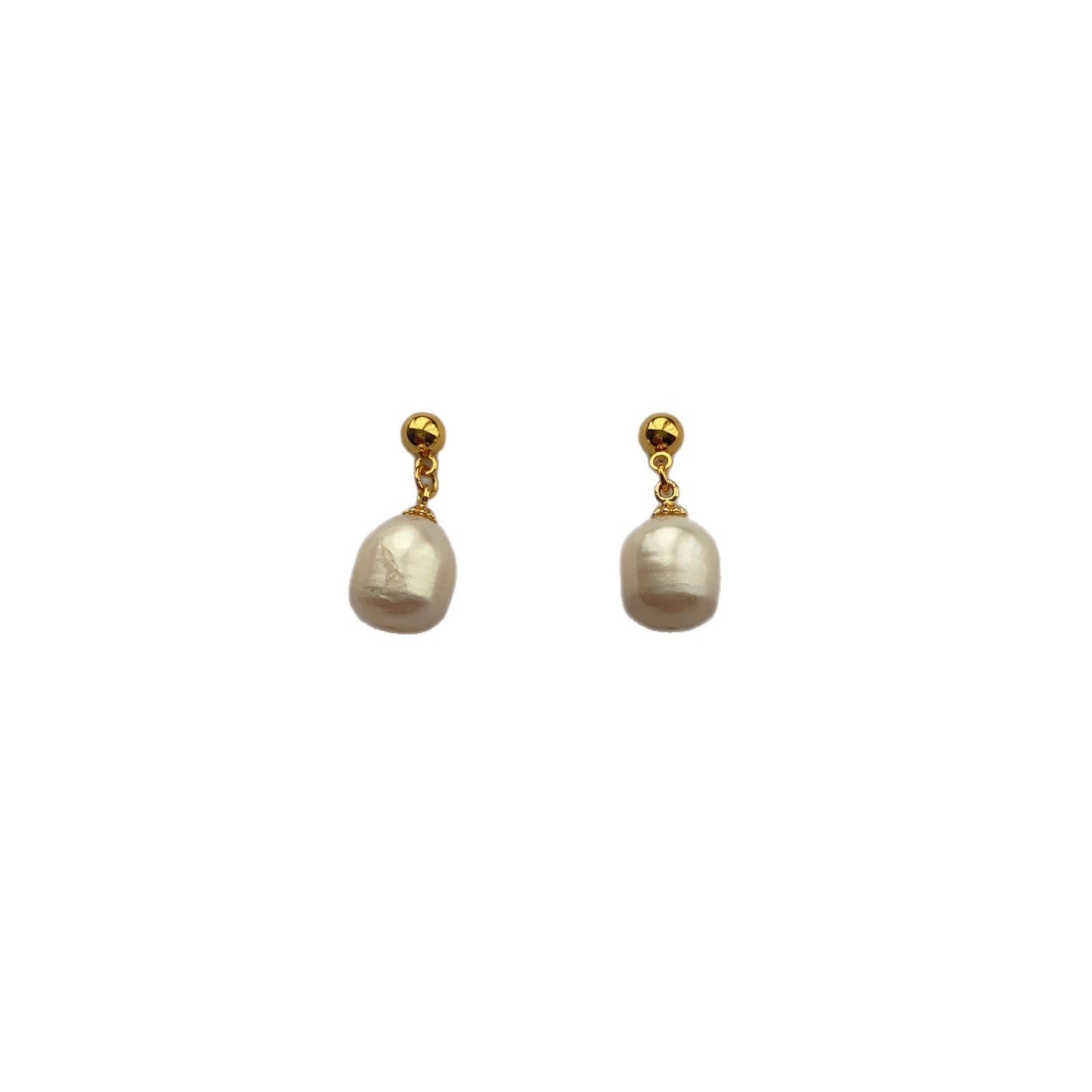 Baroque Pearl Ear Clip High Sense Design Affordable Luxury Earrings