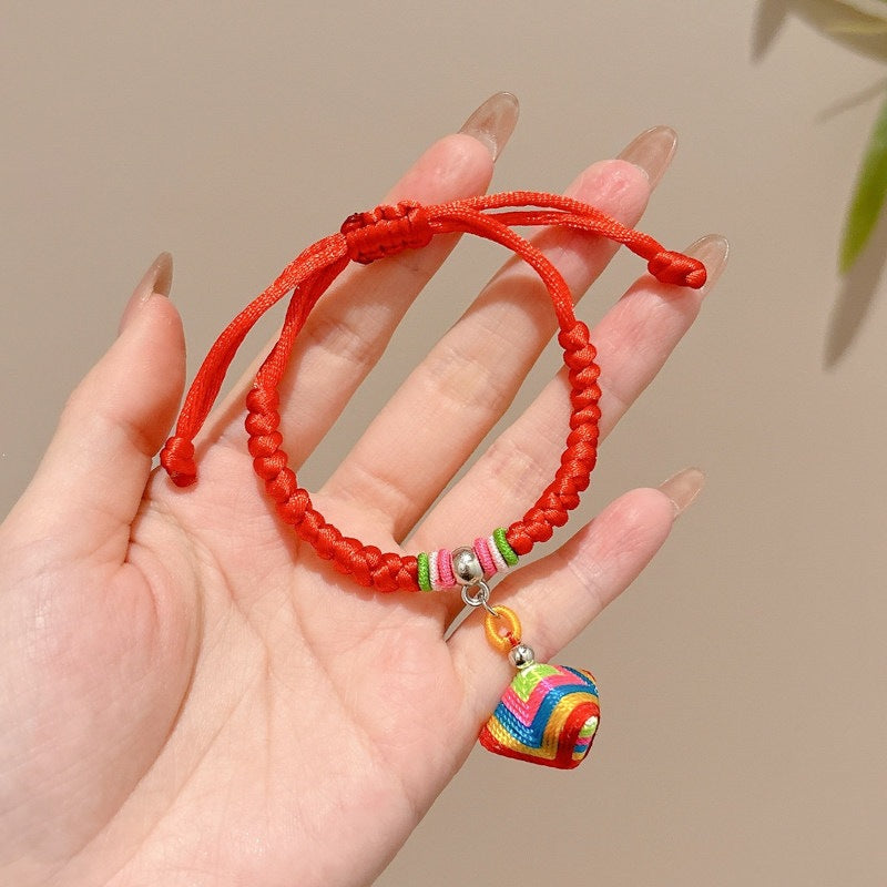 Children's Dragon Boat Festival Colorful Rope Chic Carrying Strap Batch Bracelet