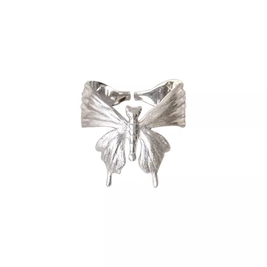 Lined Sier Butterfly Female Niche Unique Ring