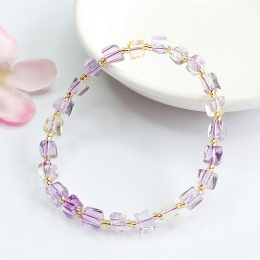 Natural With Rough Stone Female Live Bracelet