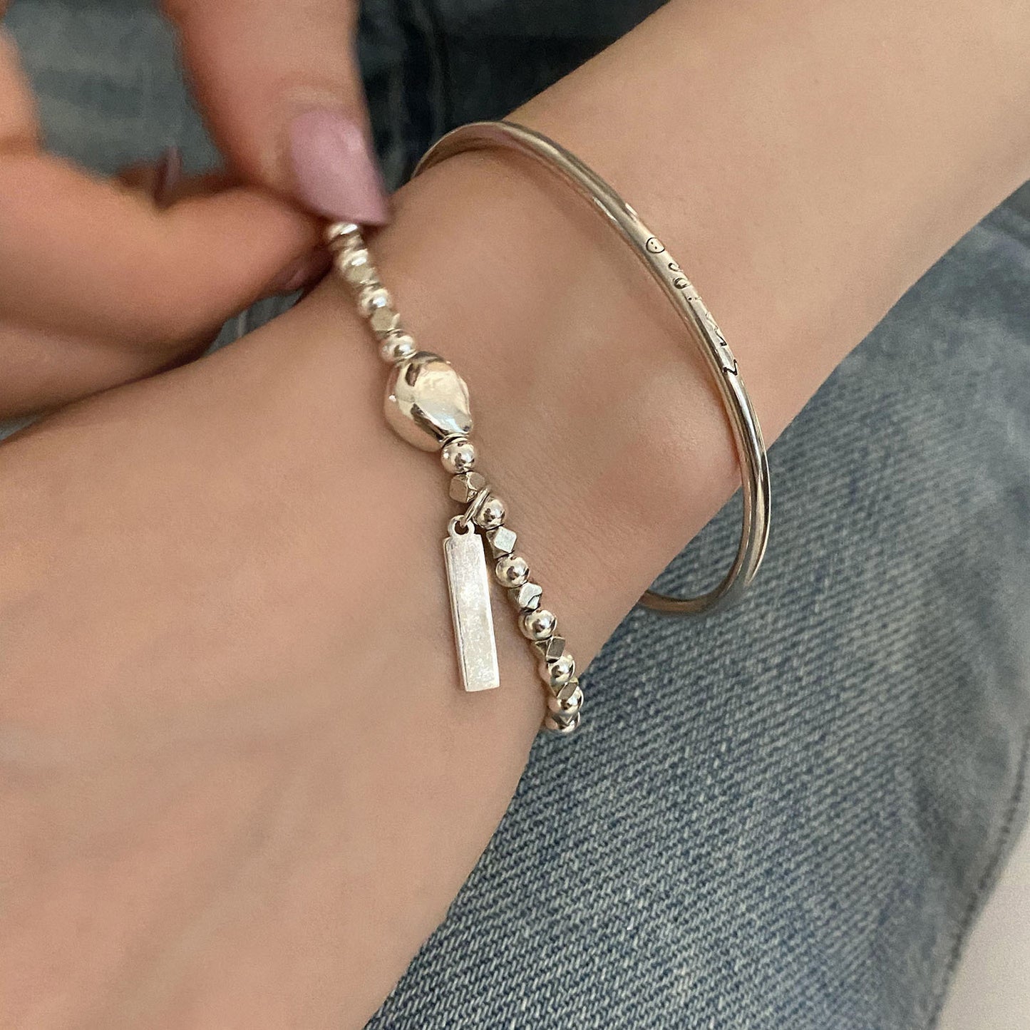 Women's Design Smiling Face Simple Personalized Cold Bracelets