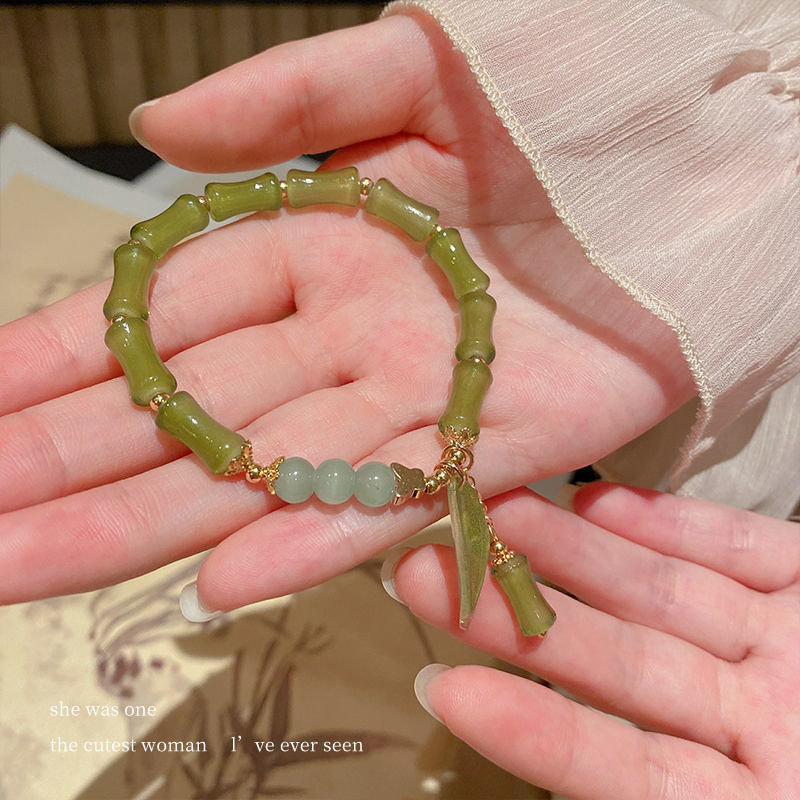 National Style Chinese Bamboo Female Retro Minority Design High Sense Bracelet