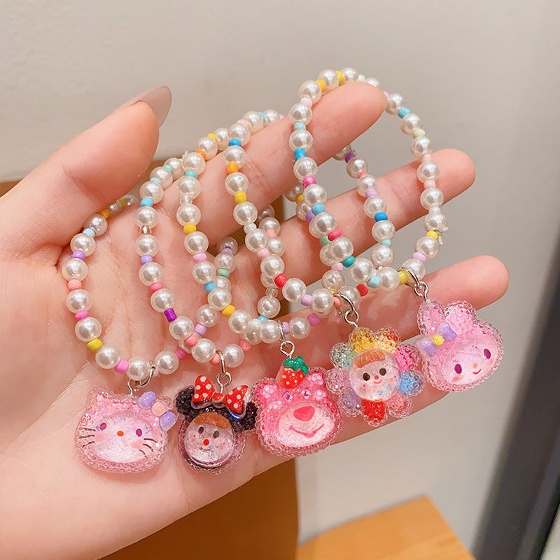 Women's Cartoon Little Good-looking Beaded Suit Cute Bracelets