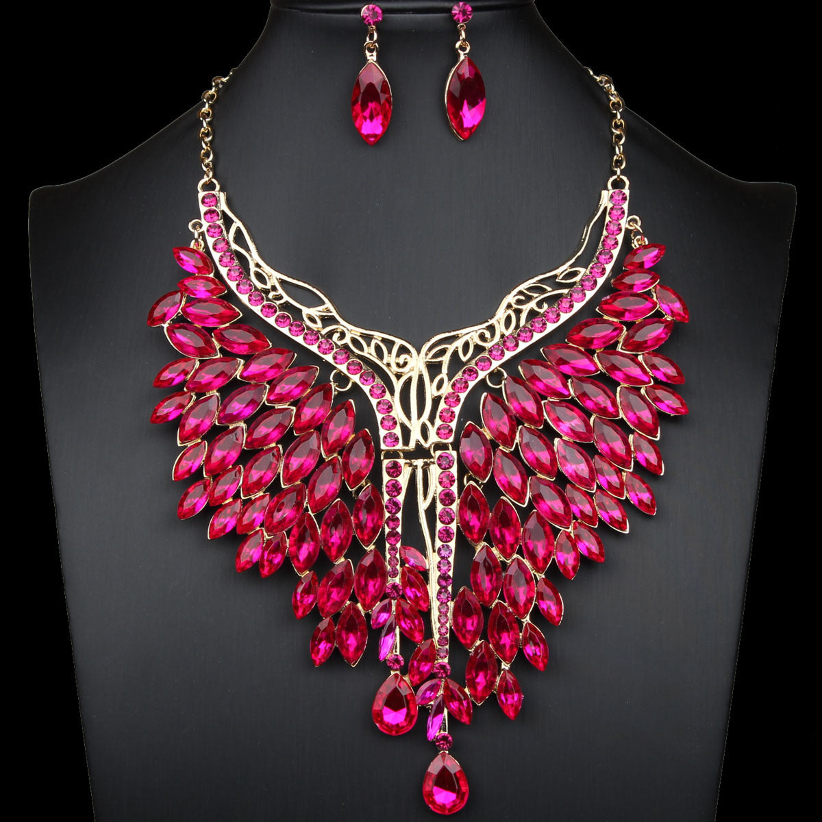 Women's Splendid Diamond Big Dress Banquet Fashion Earrings