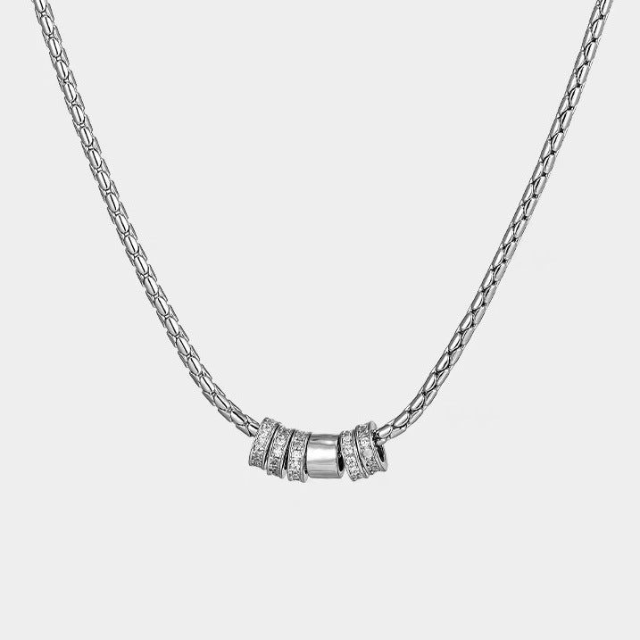 Men's Zircon Female Light Luxury Minority Clavicle Necklace