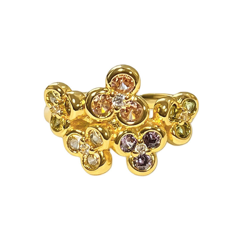 Flower Retro Affordable Luxury Exquisite Design Rings