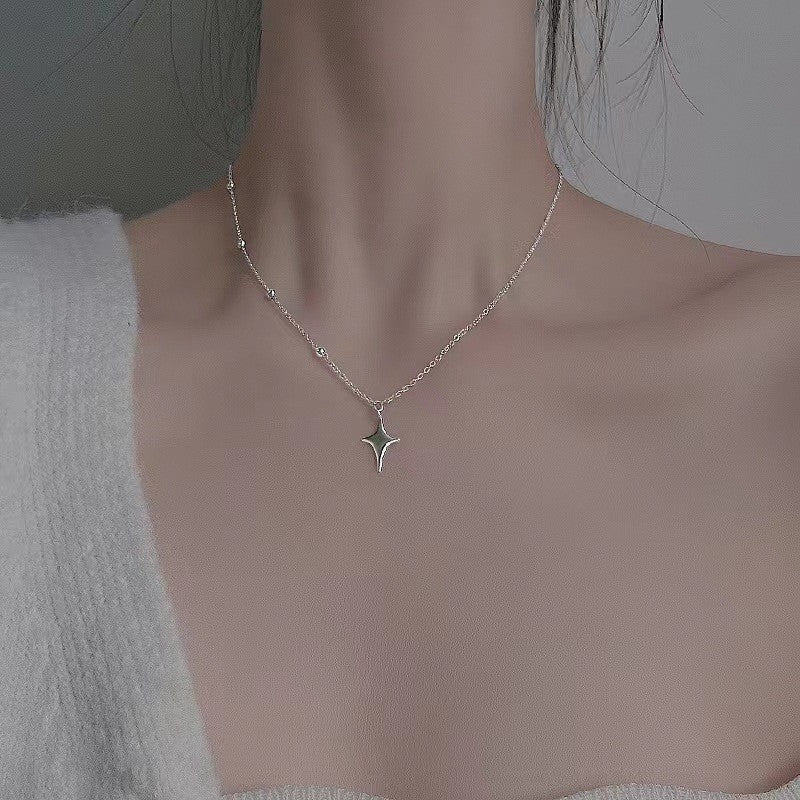 Stars Female Summer Niche Light Luxury Design Sense Trendy Clavicle Necklace