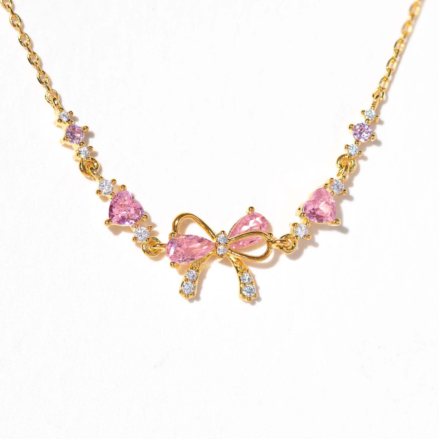 Female Niche High-grade Light Luxury Pink Bracelets