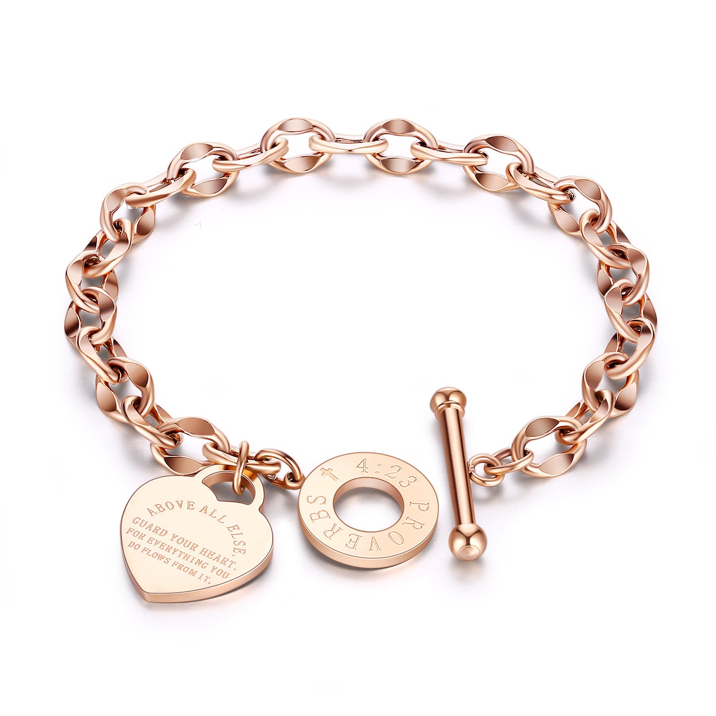 Women's Ornament Popular Love Stainless Steel Design Bracelets