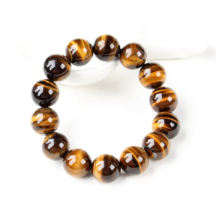 Women's & Men's Tiger's Eye Pi Plate Crafts Single Circle Life Minority Simple Bracelet