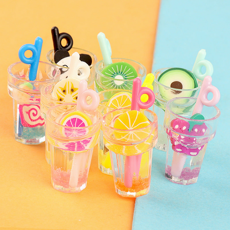 Beverage Bottle Convenience Store Miniature Three-dimensional Food Finish Decoration Jewelry Accessories