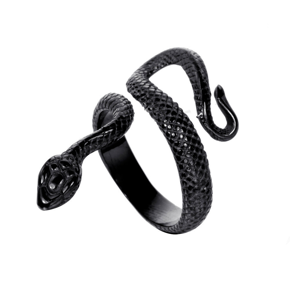 Women's & Men's Vintage Animal Spirit Snake Punk Exaggerated Personality Winding Rings