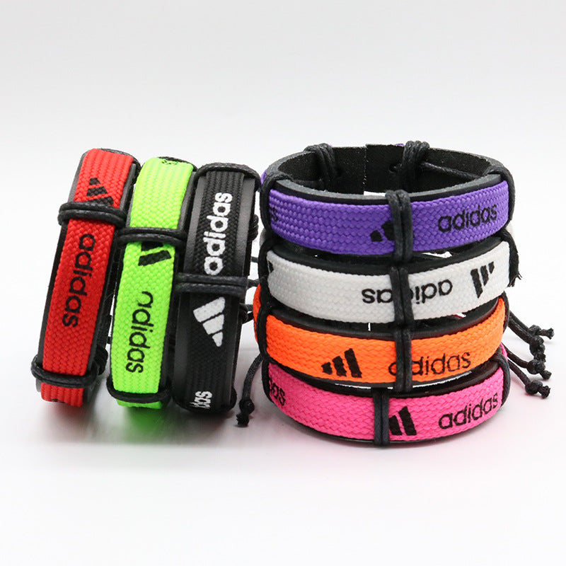 Male Female Couple Basketball Sports Weaving Bracelets