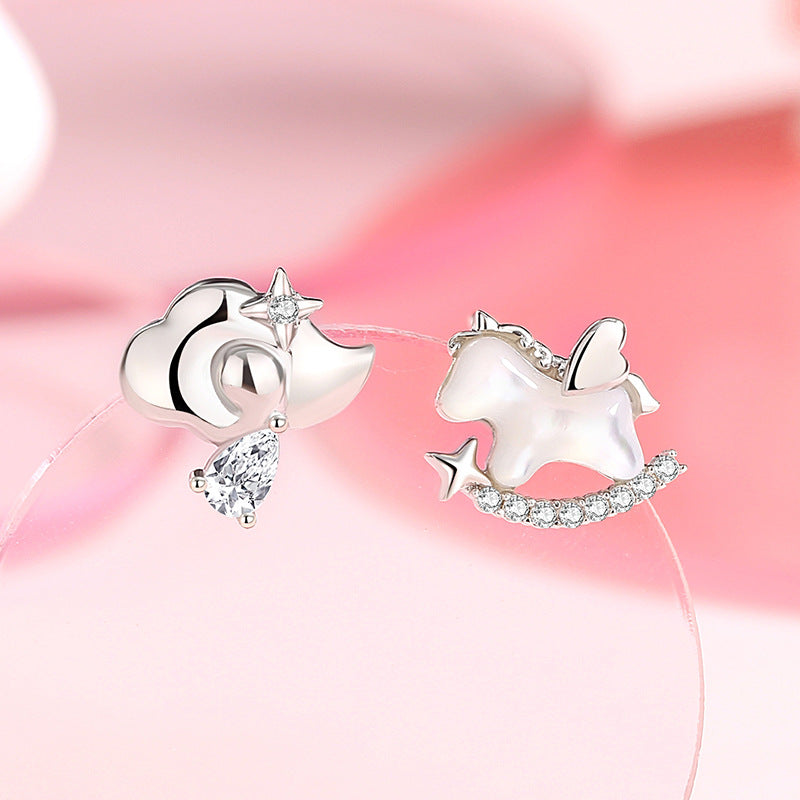 Sterling Sier National Fashion Chinese Zodiac Earrings