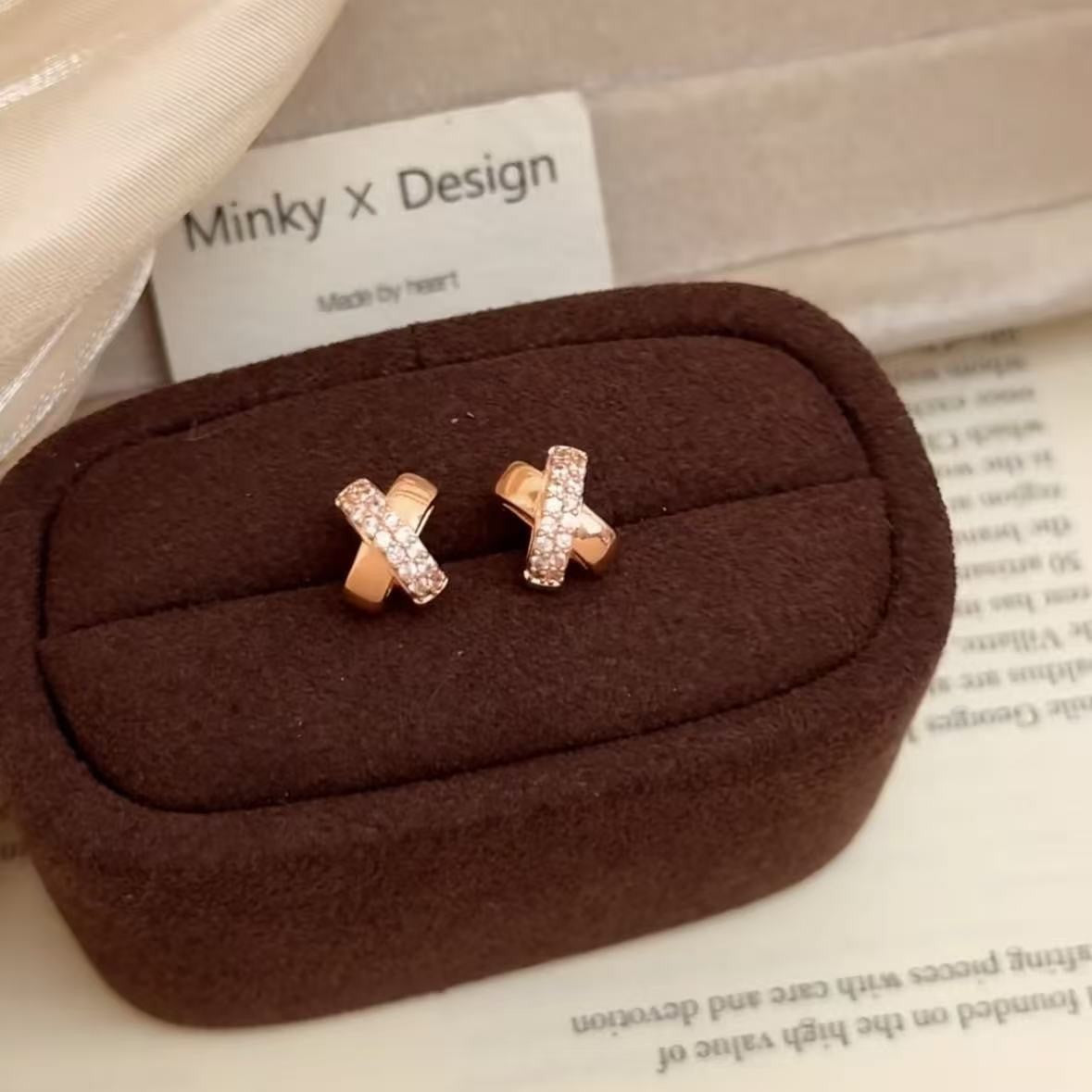 Women's Ear Bone Clip Zircon Stylish Simple Rings