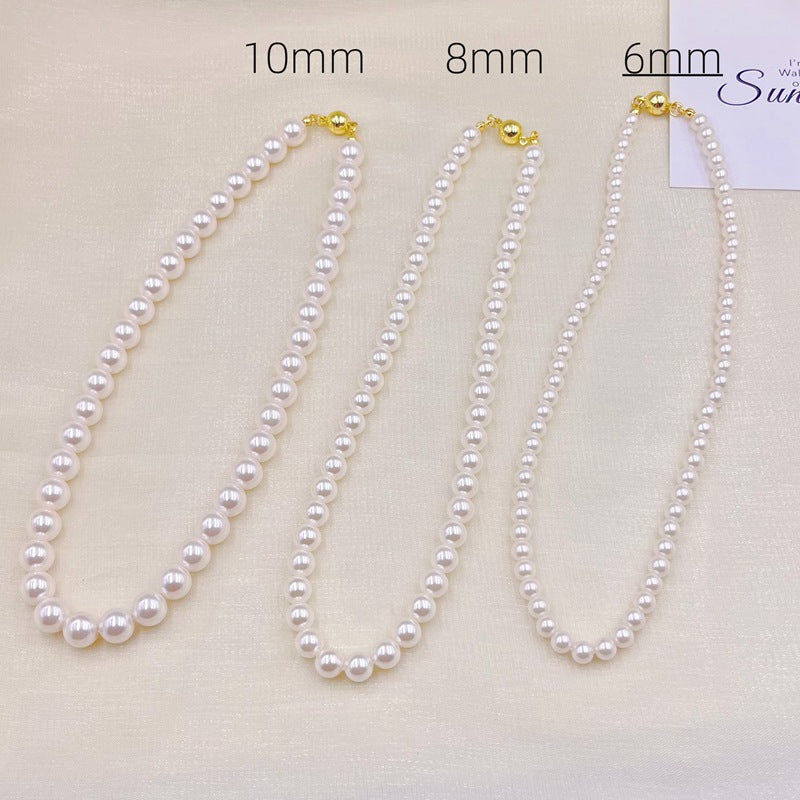 Women's Pearl Retro Affordable Luxury Fashion Trendy Clavicle Necklaces