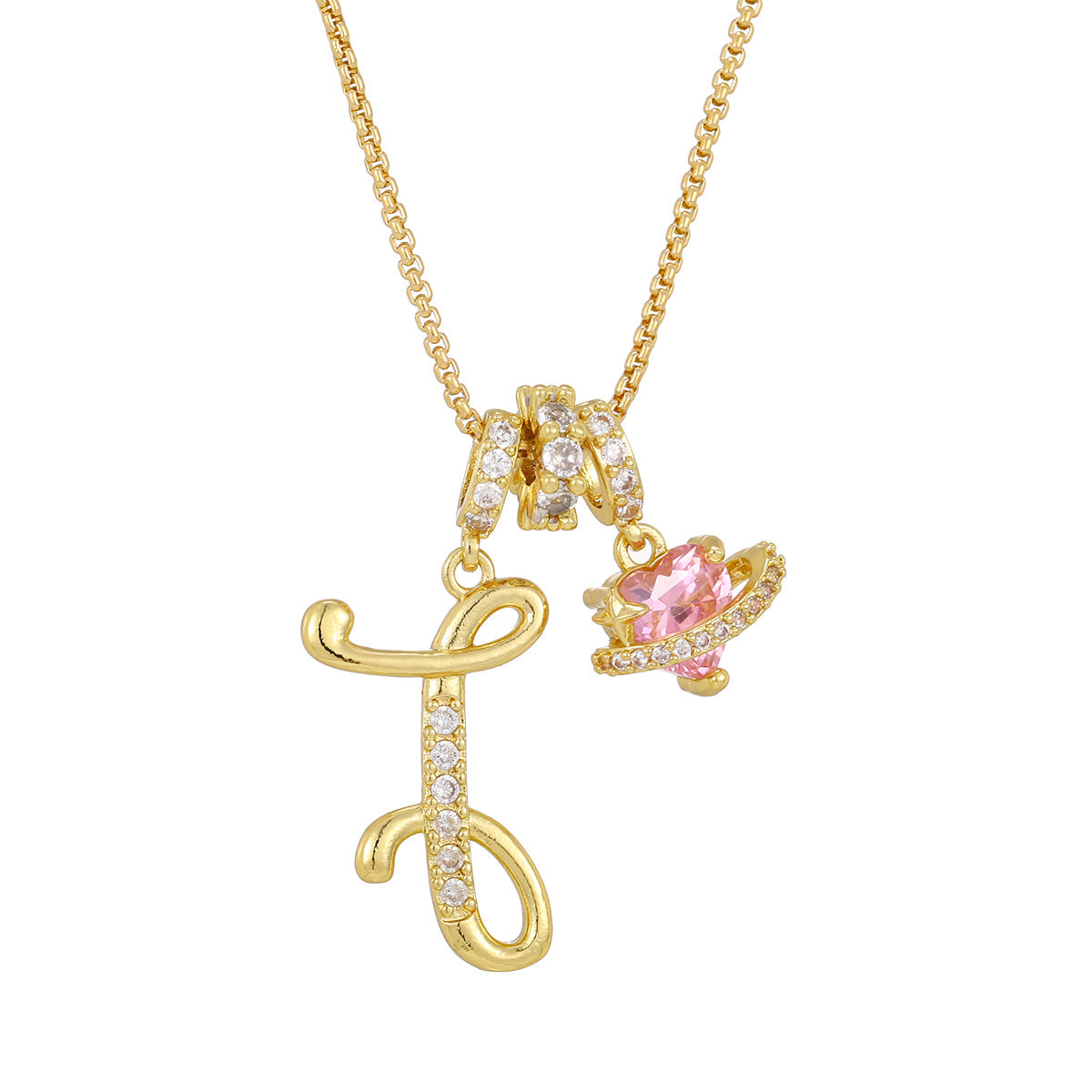 Dopamine English Letter Light Luxury Minority High Pendants