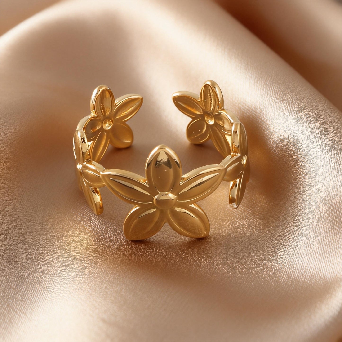 Steel Open-end Niche High-grade Fashion Trend Affordable Luxury Style Ring