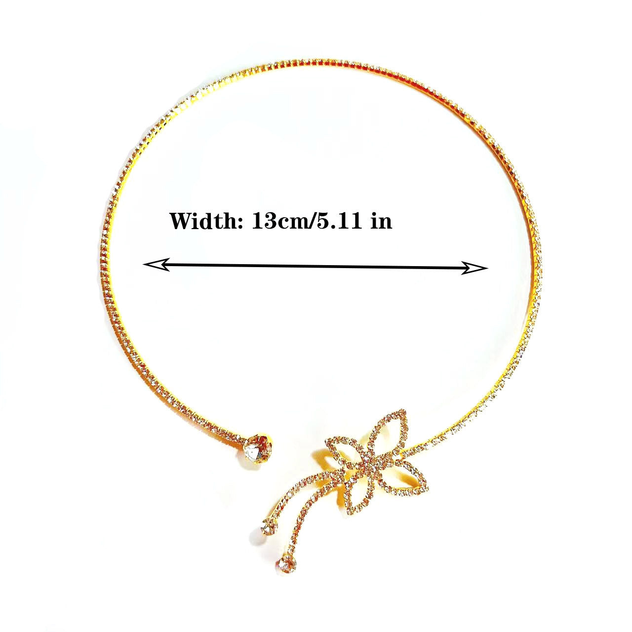Women's Diamond Open High-grade Party Fashion Alloy Collar