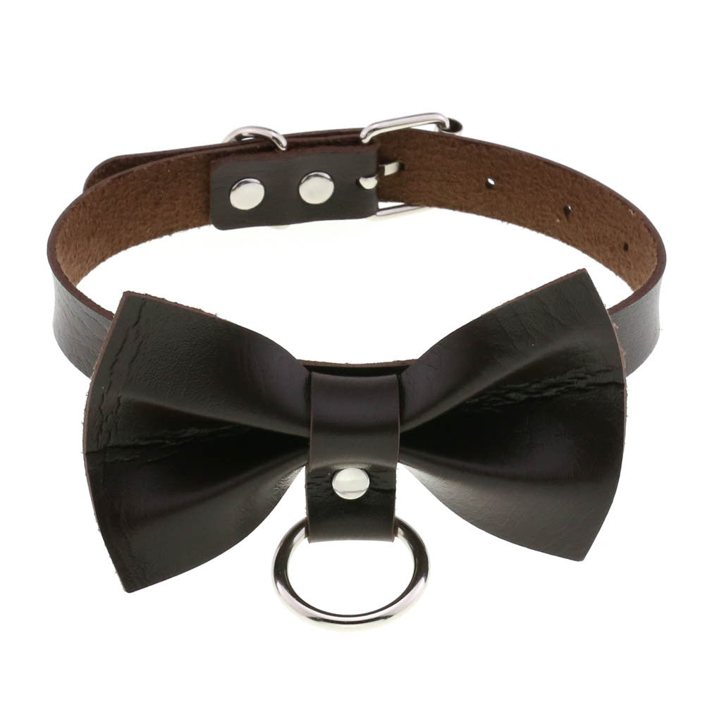 Punk Black Bowknot Neckband Graceful Fashionable Collar