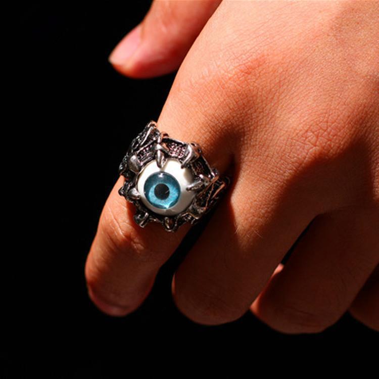 Retro Devil Eye Alloy Evil Trend Ring