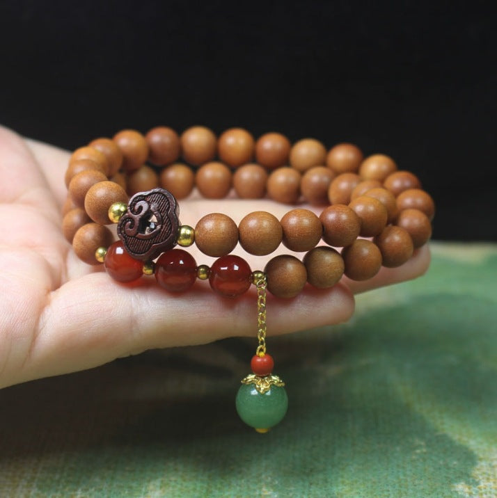 Barbie Sandalwood Tassel National Style Female Artistic Bracelets