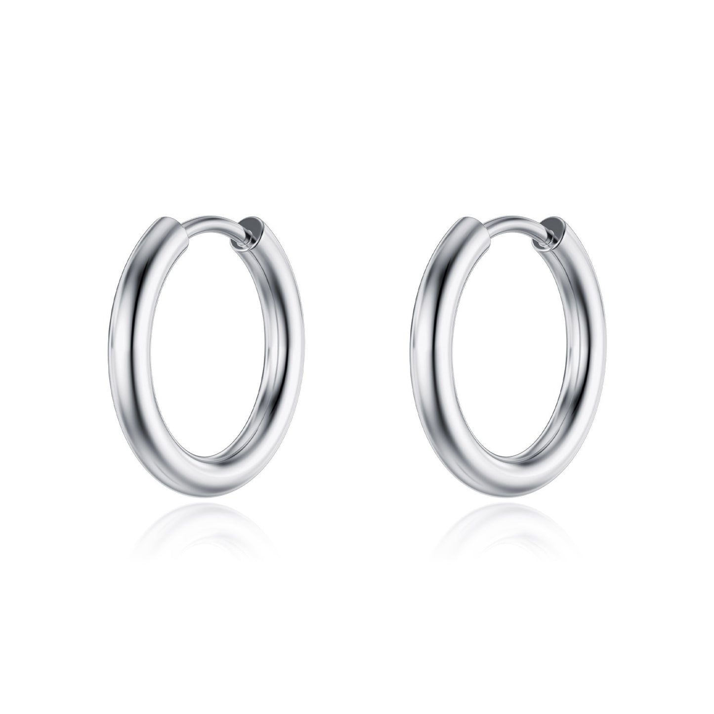 Electroplated Fashion Ear Clips Circle Pointed Cone Bone Earrings
