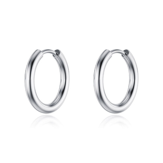 Electroplated Fashion Ear Clips Circle Pointed Cone Bone Earrings