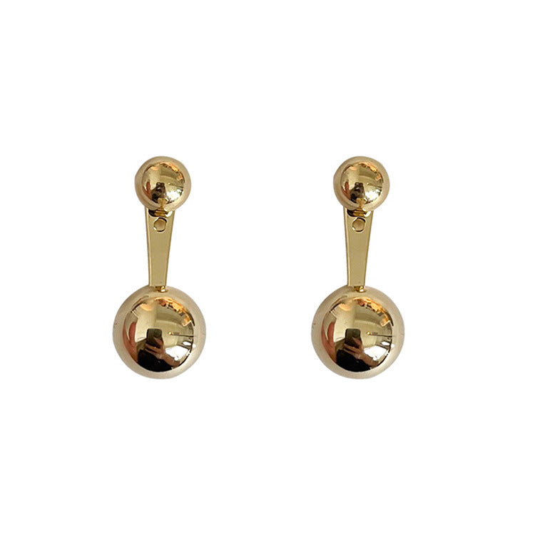Beads Two With Niche Design Female Earrings