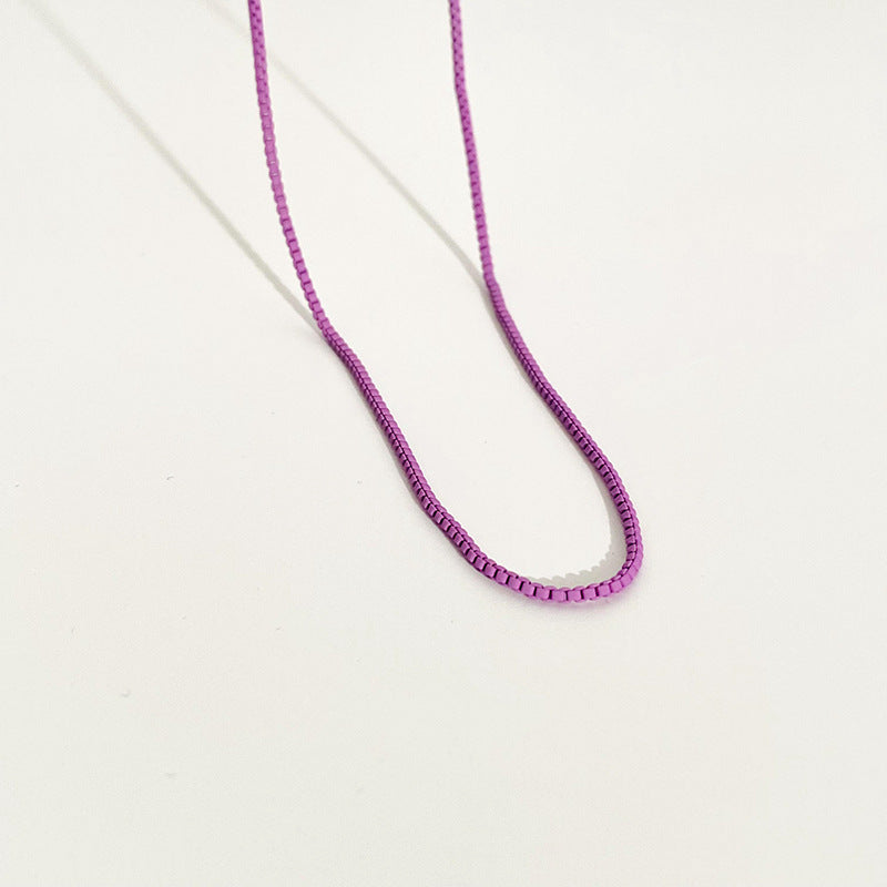 Niche Temperament Entry Lux Design Gold Necklace