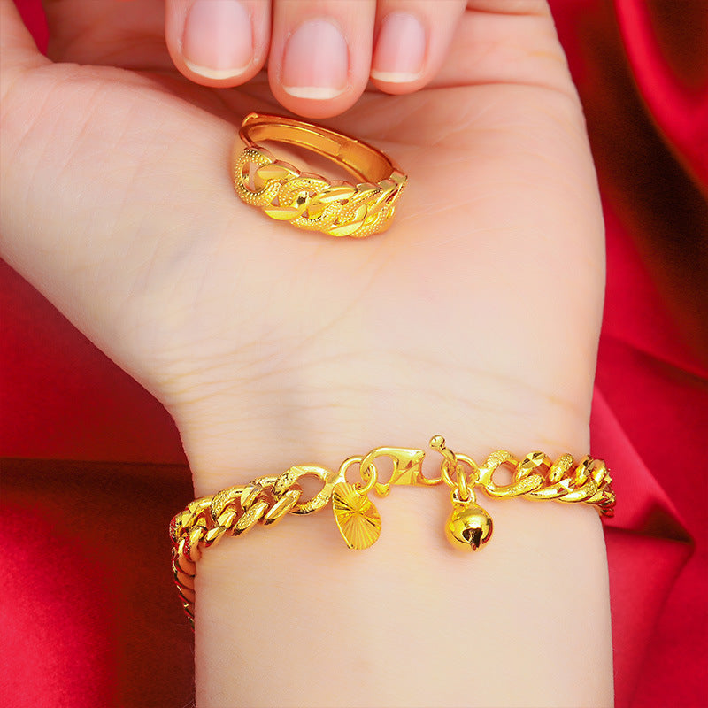 Women's Vietnam Placer Gold Twist For Female Bracelets