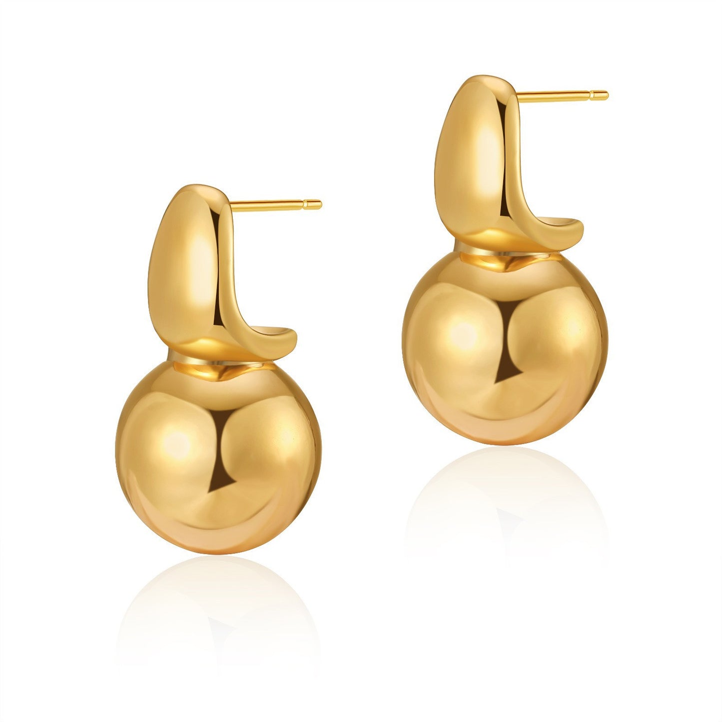 Ball Lucky Beads Copper Plated Real Rings