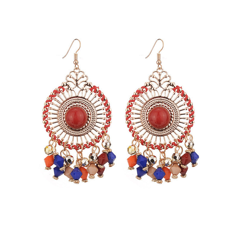 Ethnic Style Travel Holiday Vintage Handmade Earrings