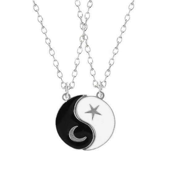 Simple Brothers Girlfriends Pair Of Stationery Necklaces