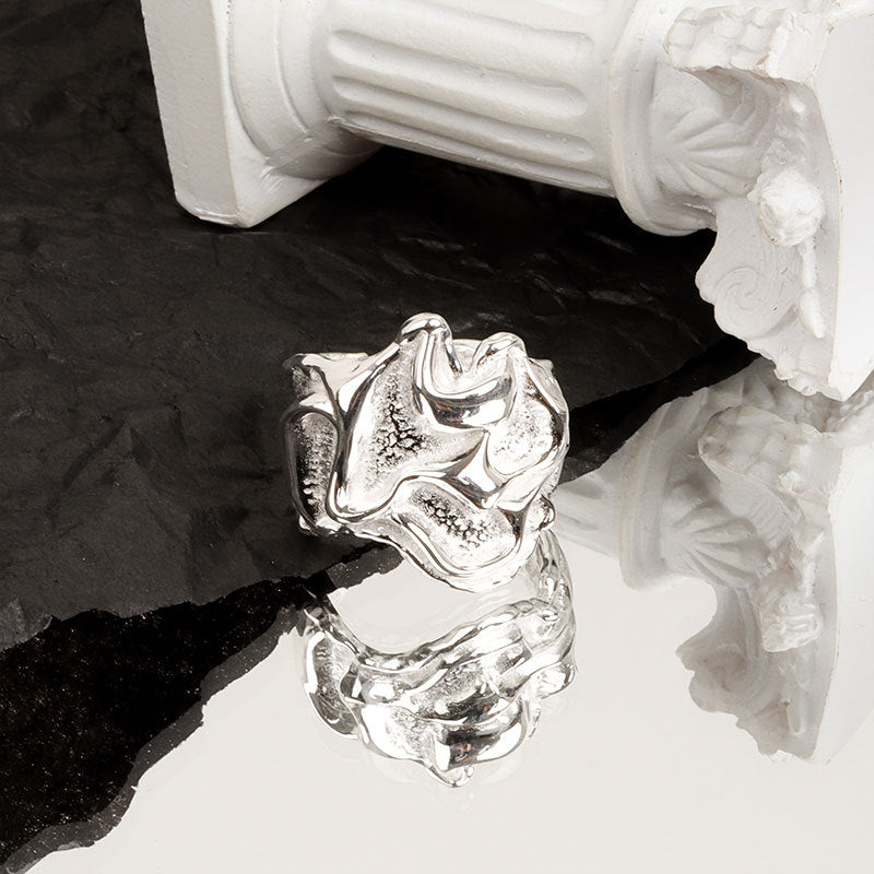 Fashionable Female Exaggerated Pleated Irregular Concave Niche Exquisite Bracelets