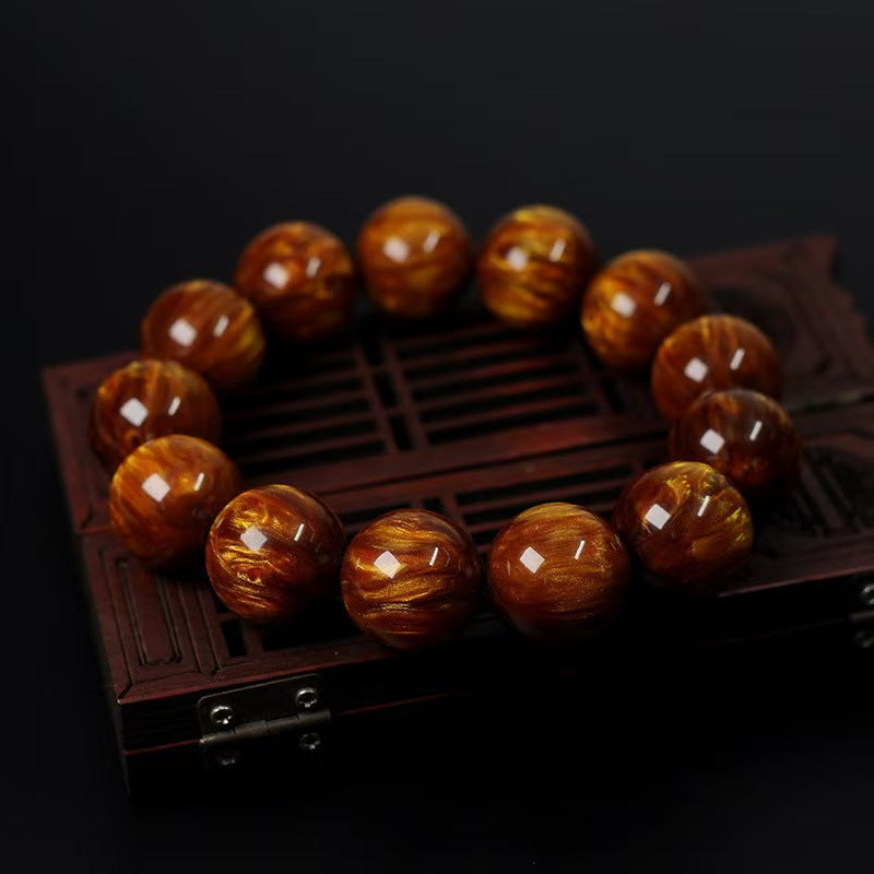 Men's Silk Willow Buddha Beads Crafts Stall Antique Tourist Scenic Bracelets