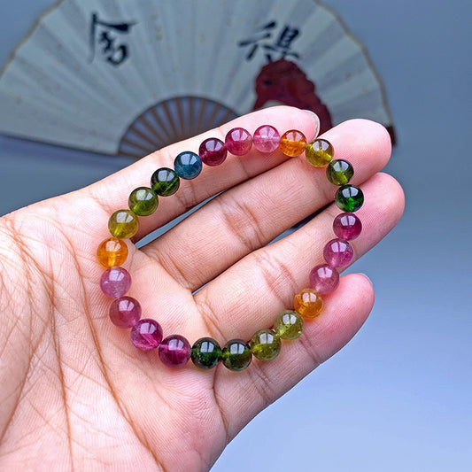 Tourmaline Rainbow Candy Color Brazil Ornament Bracelets