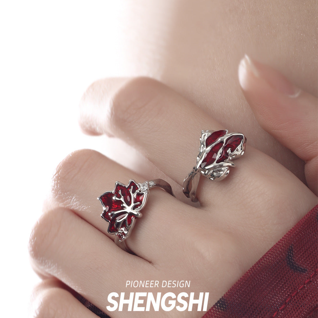 Female Niche High-grade Style Light Luxury Rings