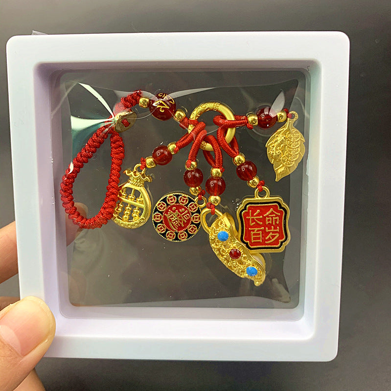 Copper Couple National Fashion Enamel Dripping Oil Hanging Ornaments